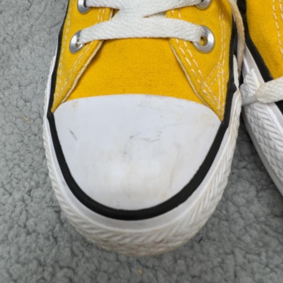 Converse Chuck Taylor All Star Shoes Womens 9.5 Yellow High Top Canvas Sneakers - Picture 10 of 14